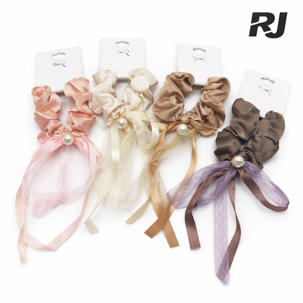 Cola p/pelo ancha c/lazo de velo