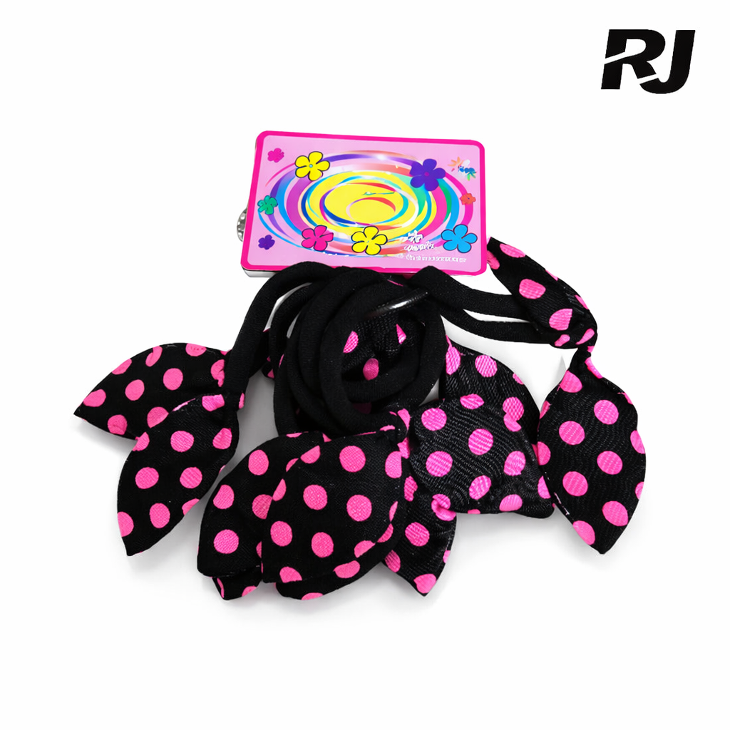 Cola p/pelo c/oreja fosforescente (12trenza) X1 trenza 6pcs
