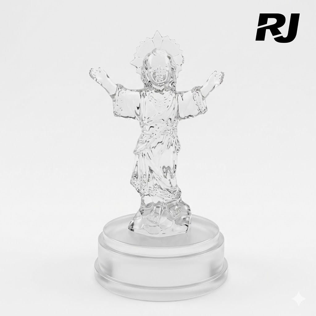 Cristal madre de cristo c/luz