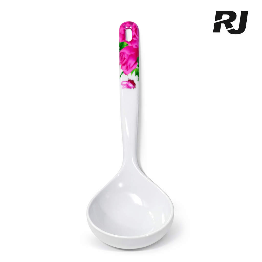 Cucharon p/cocina p/sopa de melamina largo