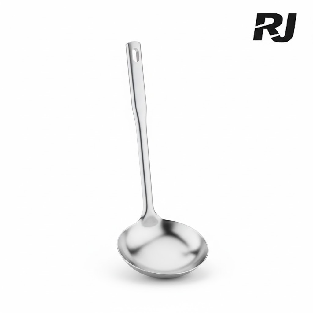 Cucharon p/cocina p/sopa metal grande
