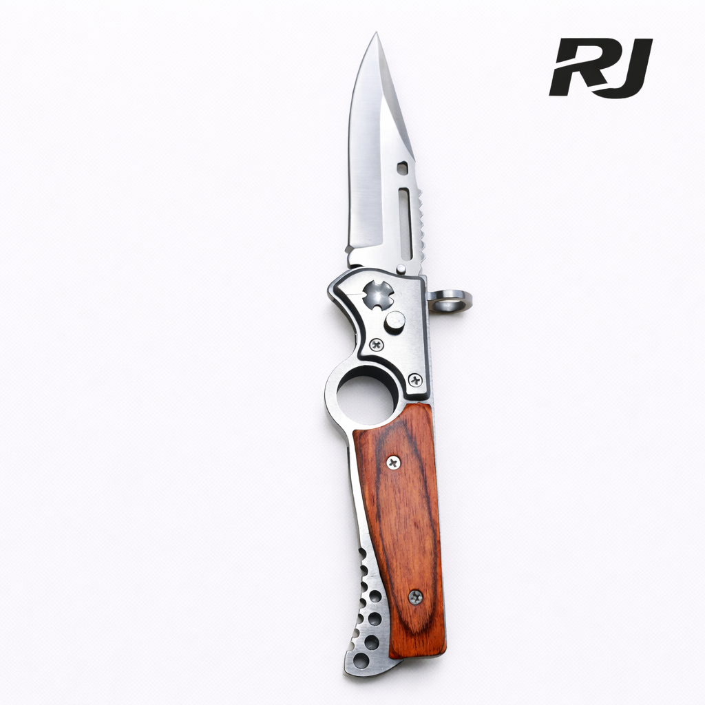 Cuchillo Automatico Cmango Madera