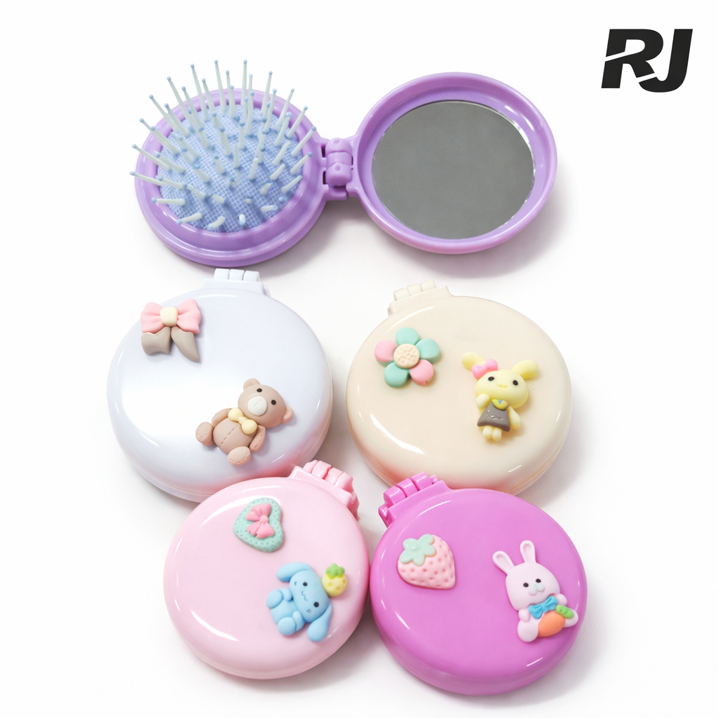 Espejito c/cepillo p/pelo