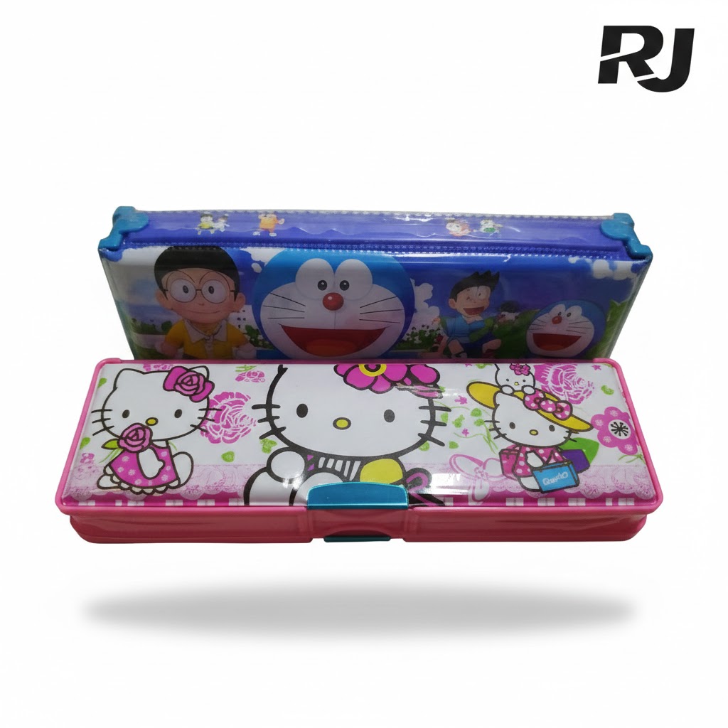 Estuche p/lápices caja plástica