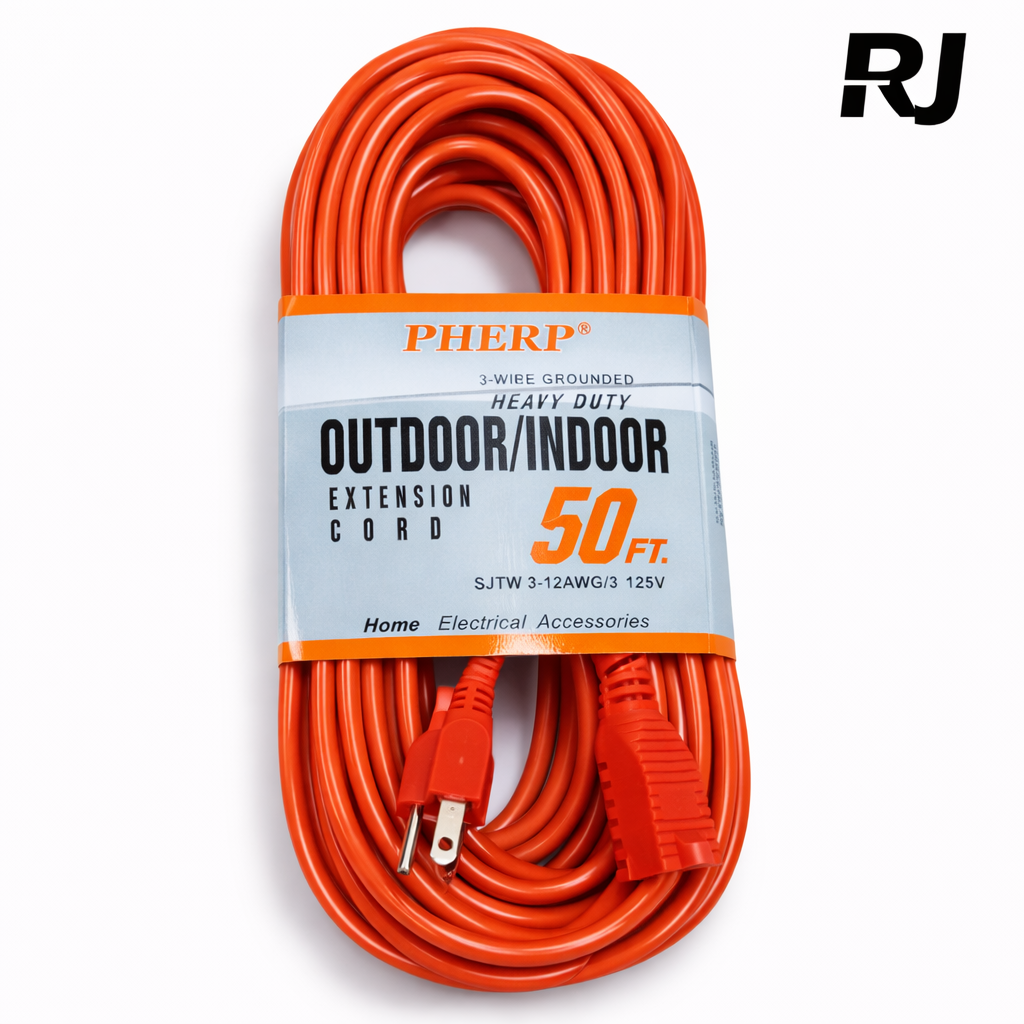 Extensión cable redondo anaranjado 50FT
