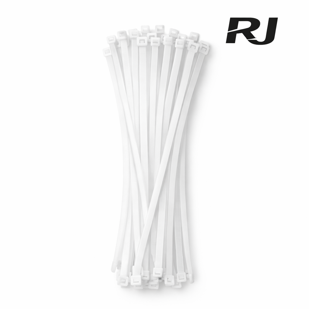 Gaza plástica blanca 30pcs 3.6x370
