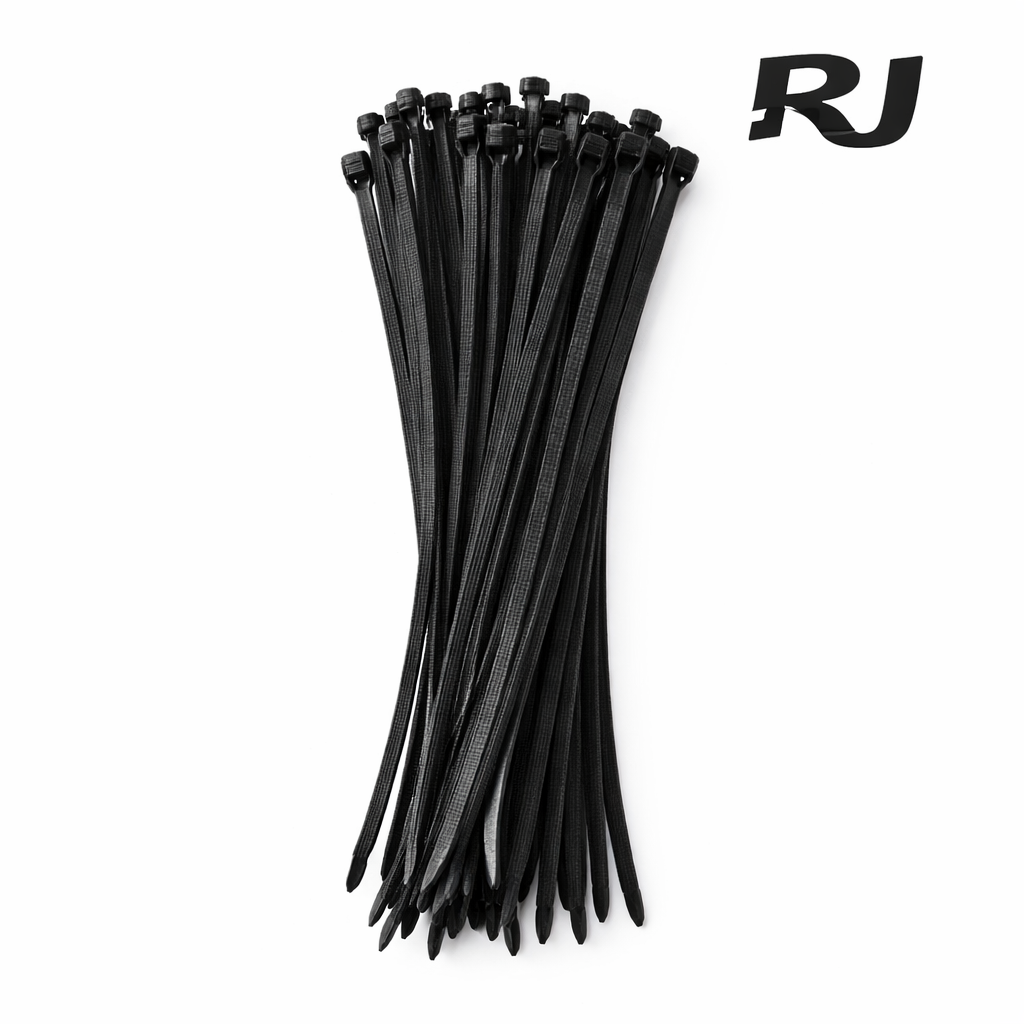 Gaza plástica negra 30pcs 5.2x400