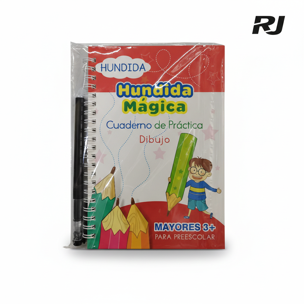 Hundida libro de practica dibujo
