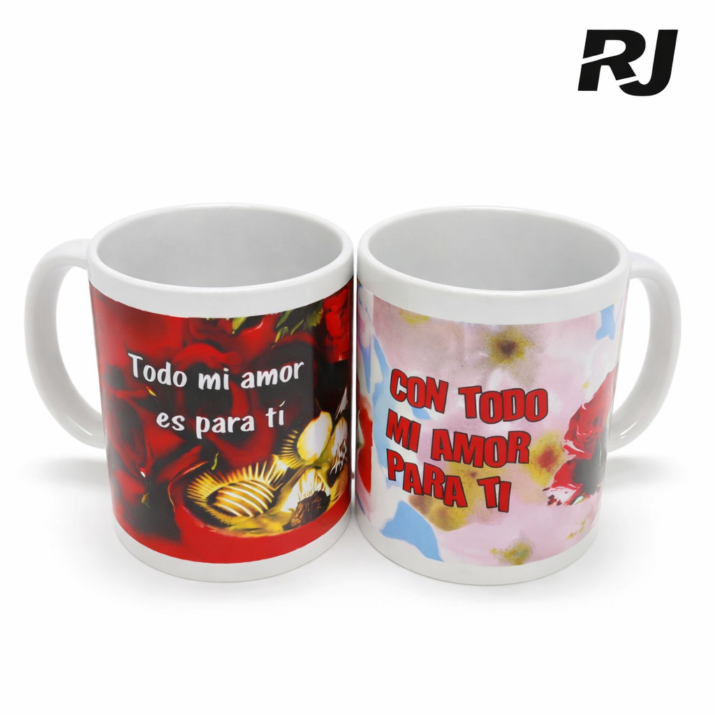 Jarra de ceramica p/dia de enamorado
