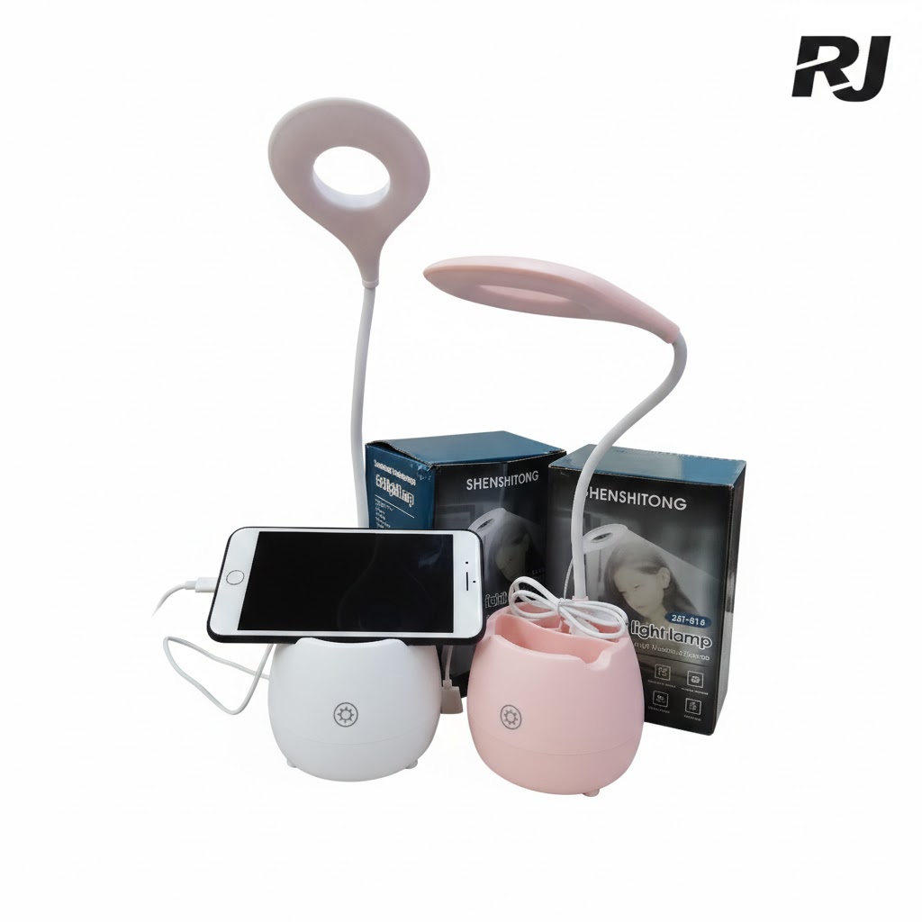 Lamparita de mesa c/porta lapicero recargable
