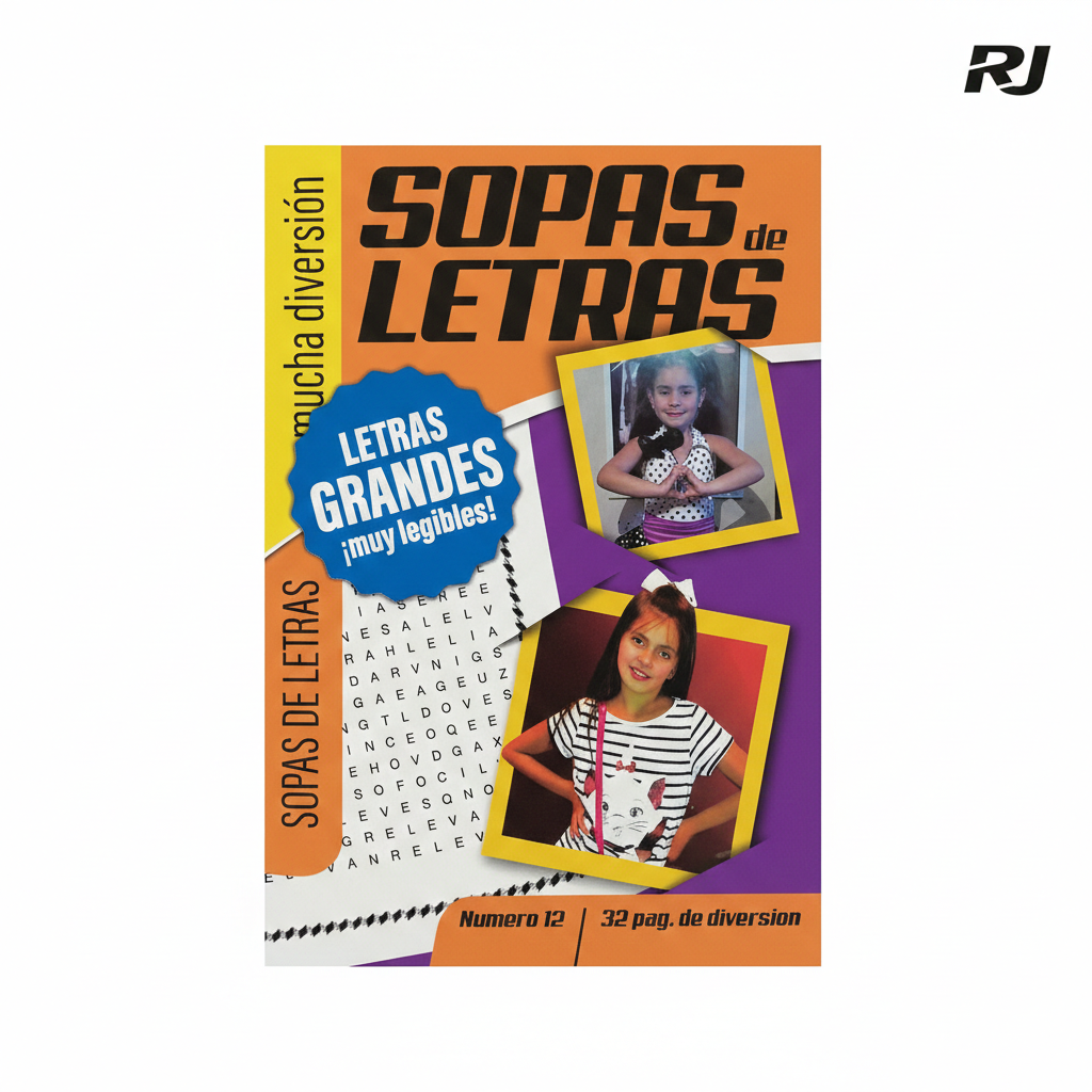 Libro de sopa de letras 12