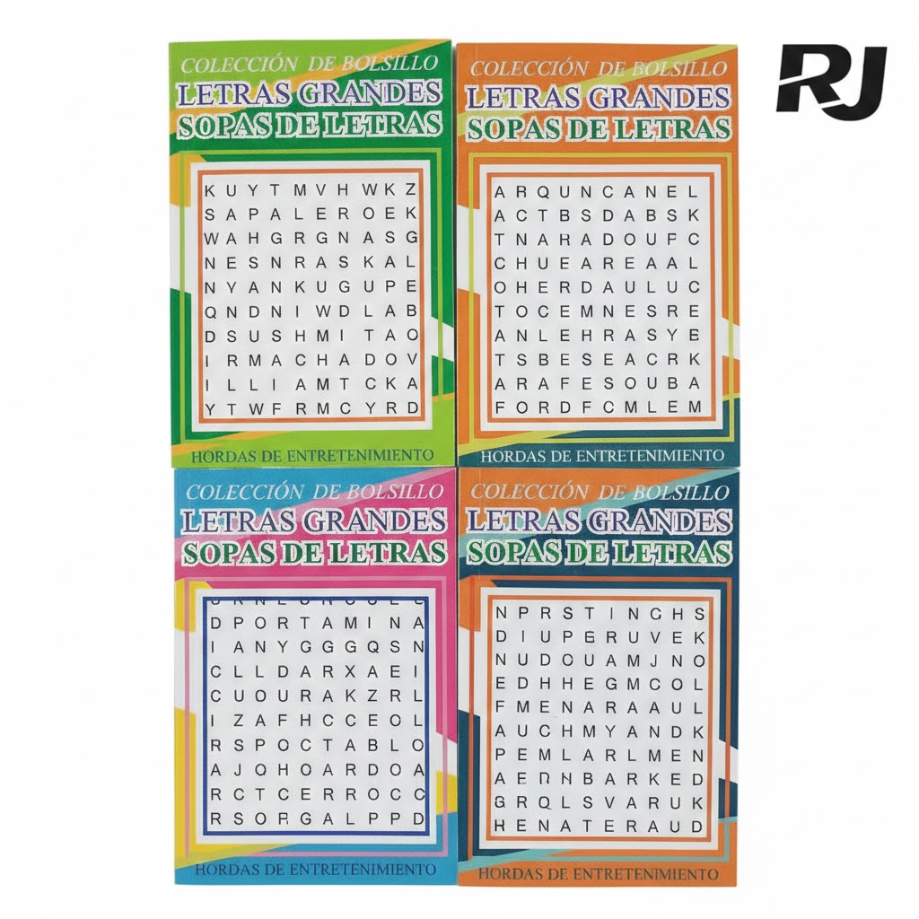Libro de sopas de letras