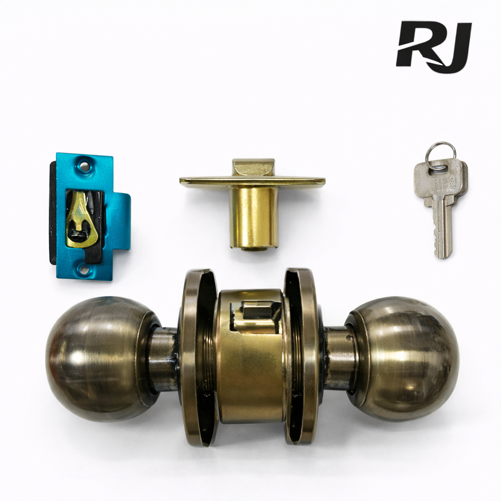 Llavin p/puerta agarradera de bola bronce
