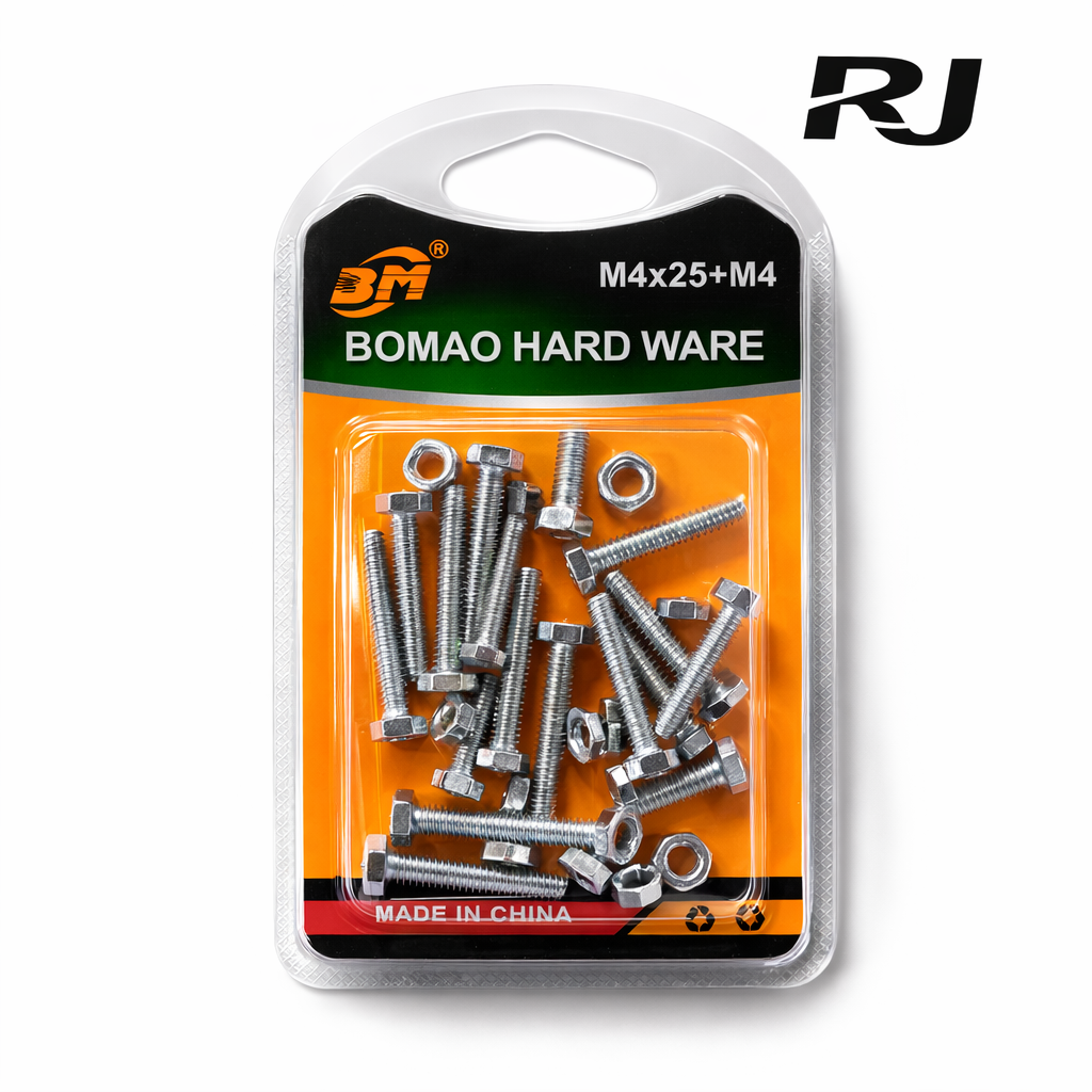 M4x16+M4 paquete tornillo c/tuerca