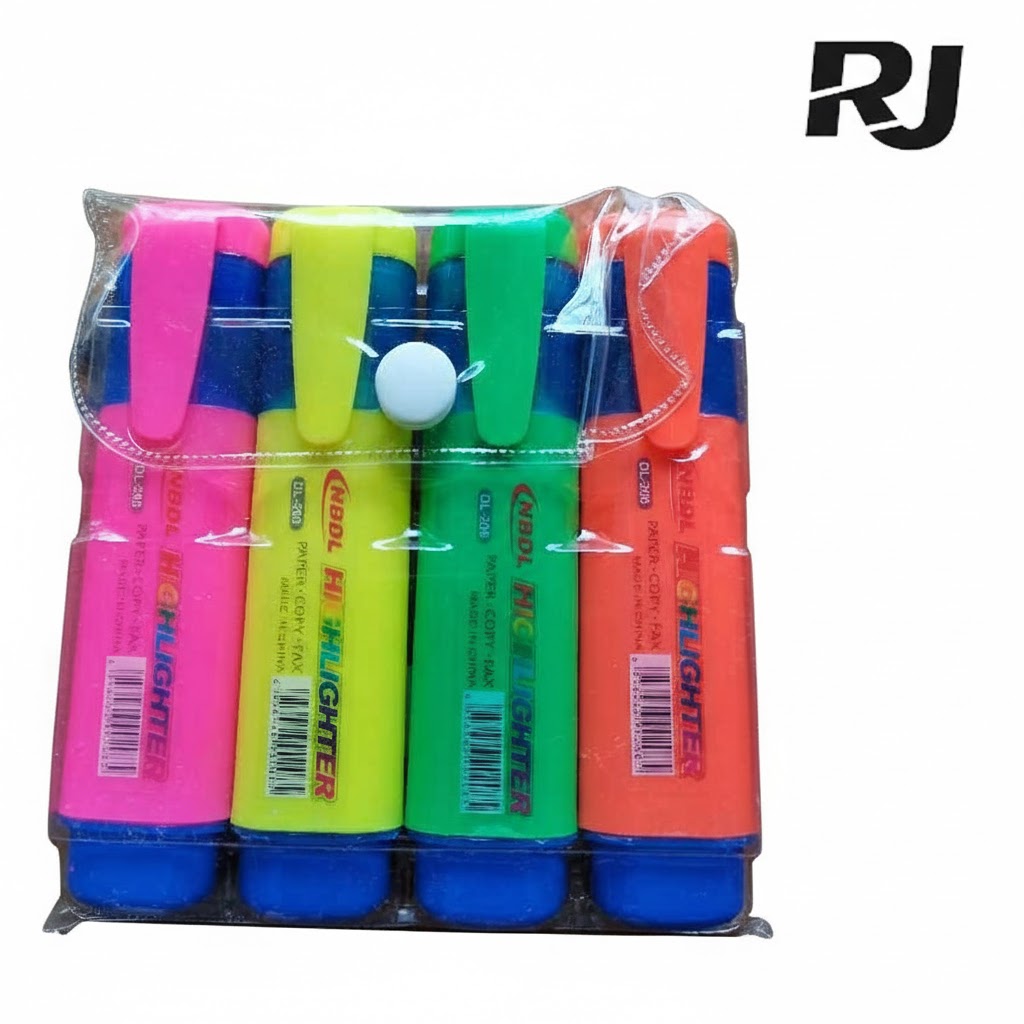 Marcador fosforescente 4pcs