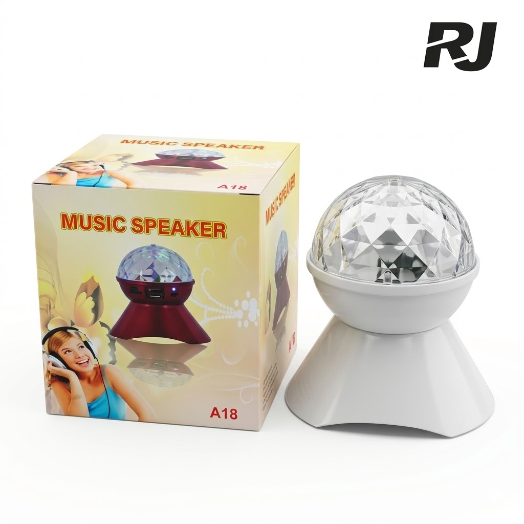 Mini parlante c/luz gira