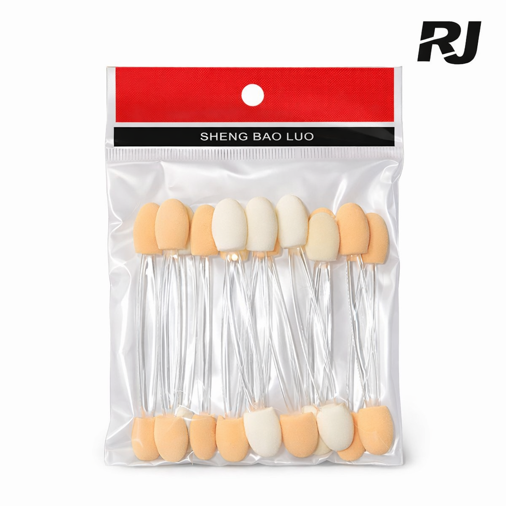 Palillo c/esponja p/maquillaje bolsa 12pcs