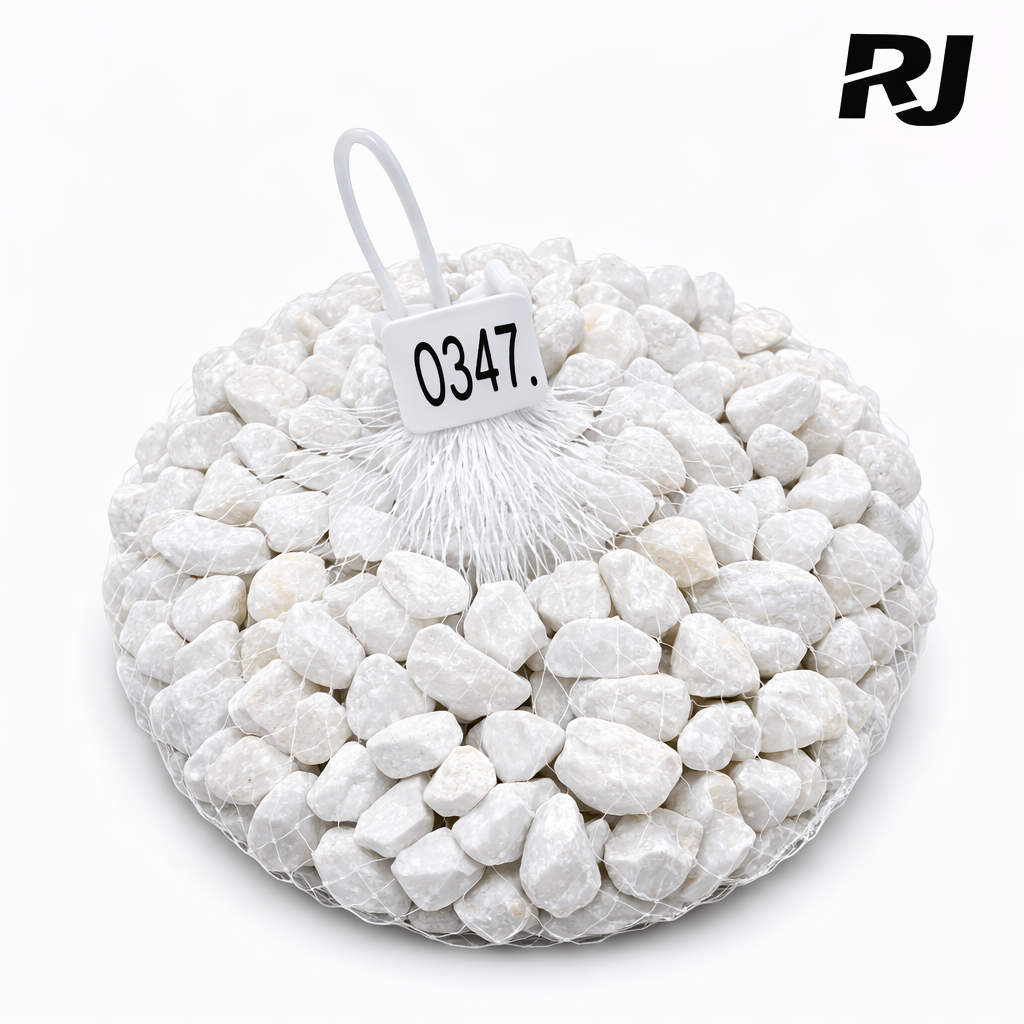 Piedra decoracion blanca
