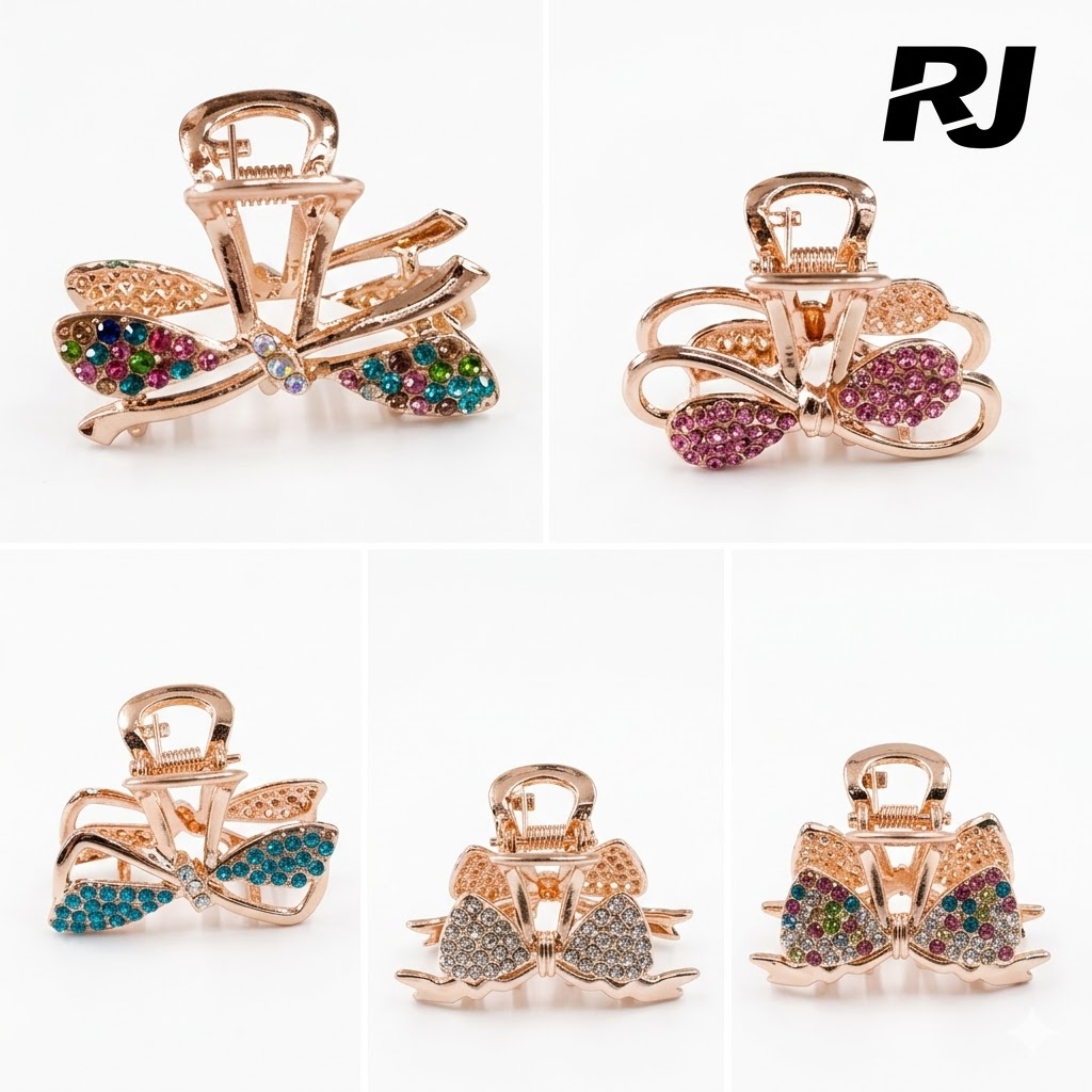 Piraña metal surtidas fuguras c/diamantes p (12)x1
