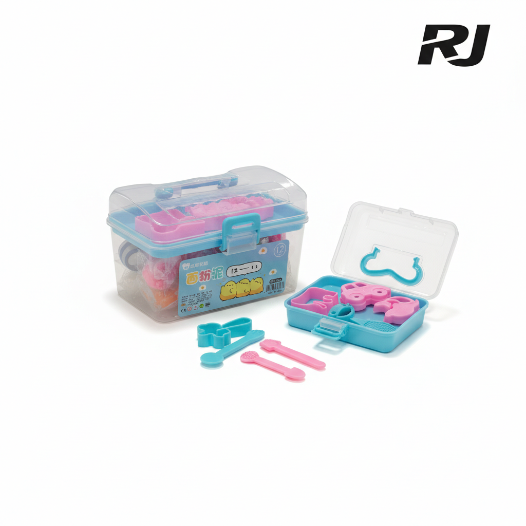 Plasticina en Tarro Rectangular