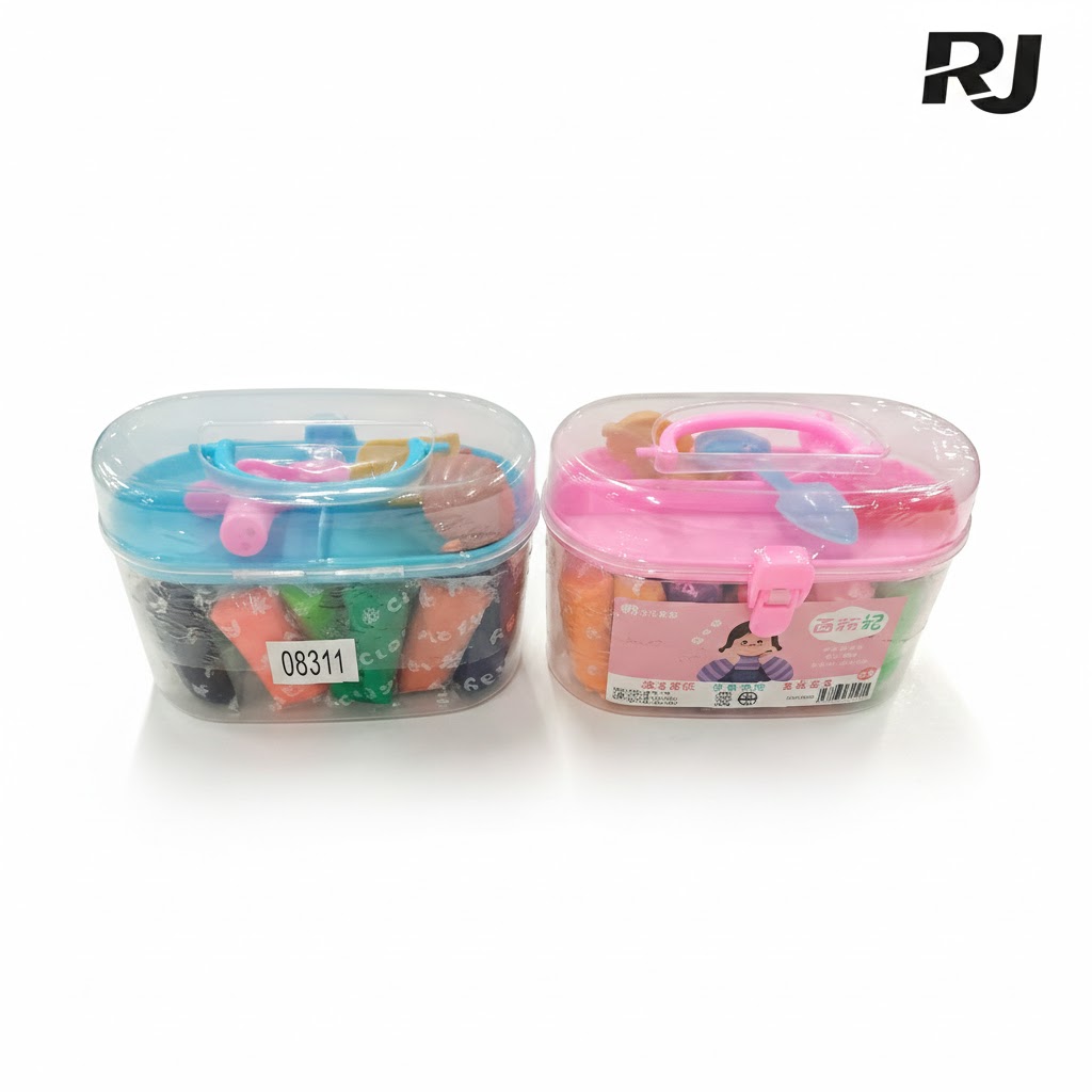 Plastilina en tarro ovalado