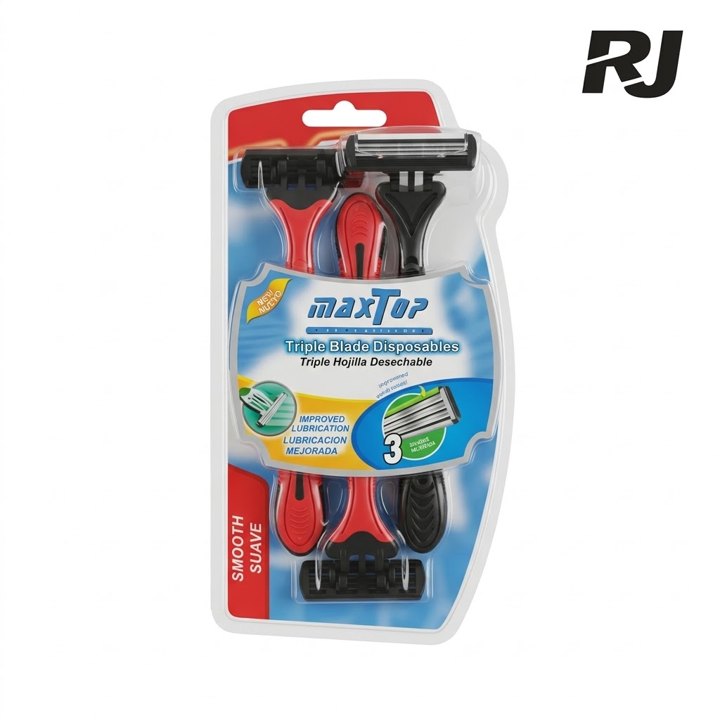 Prestobarba c/3cuchillos 3pcs