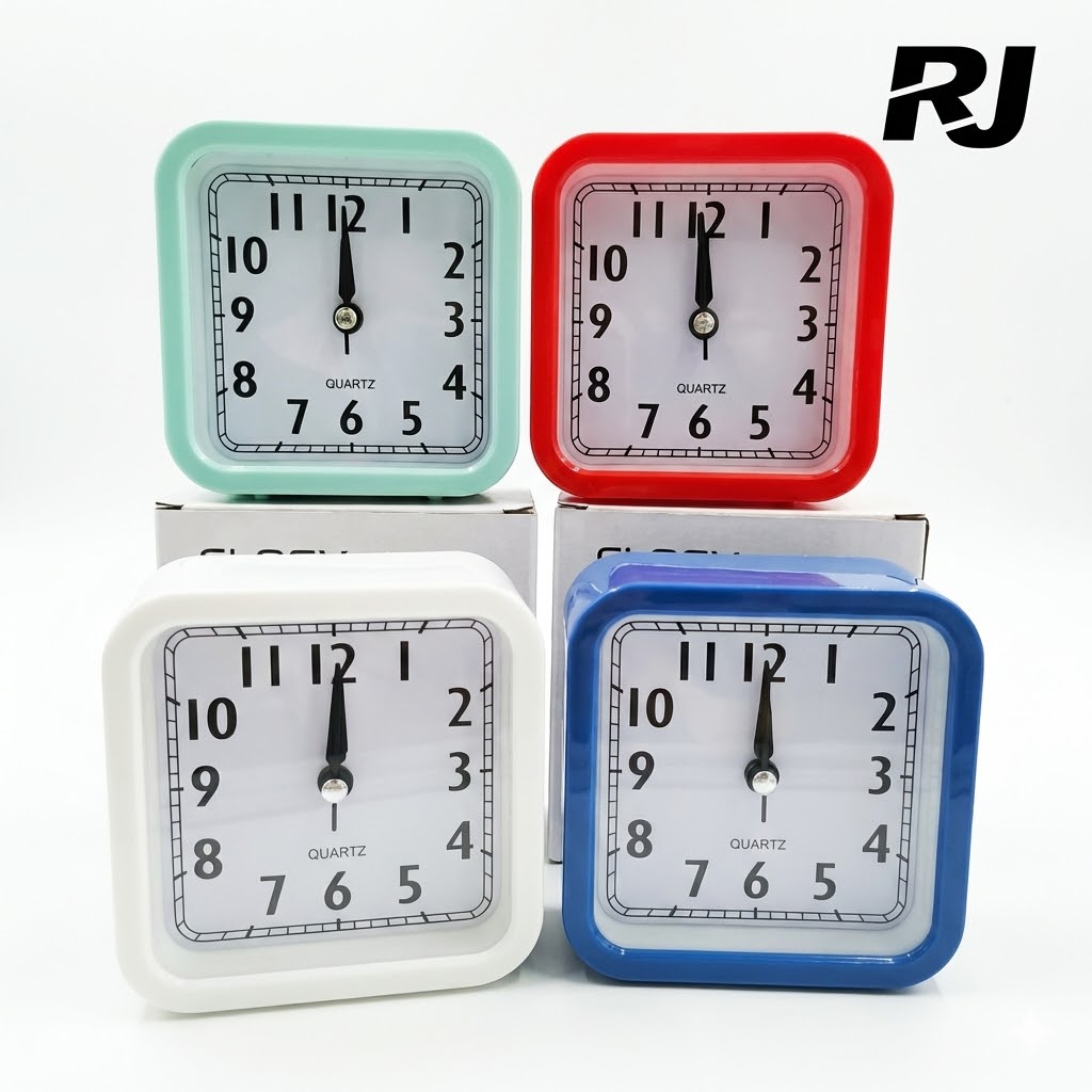 Reloj de mesa rectangular