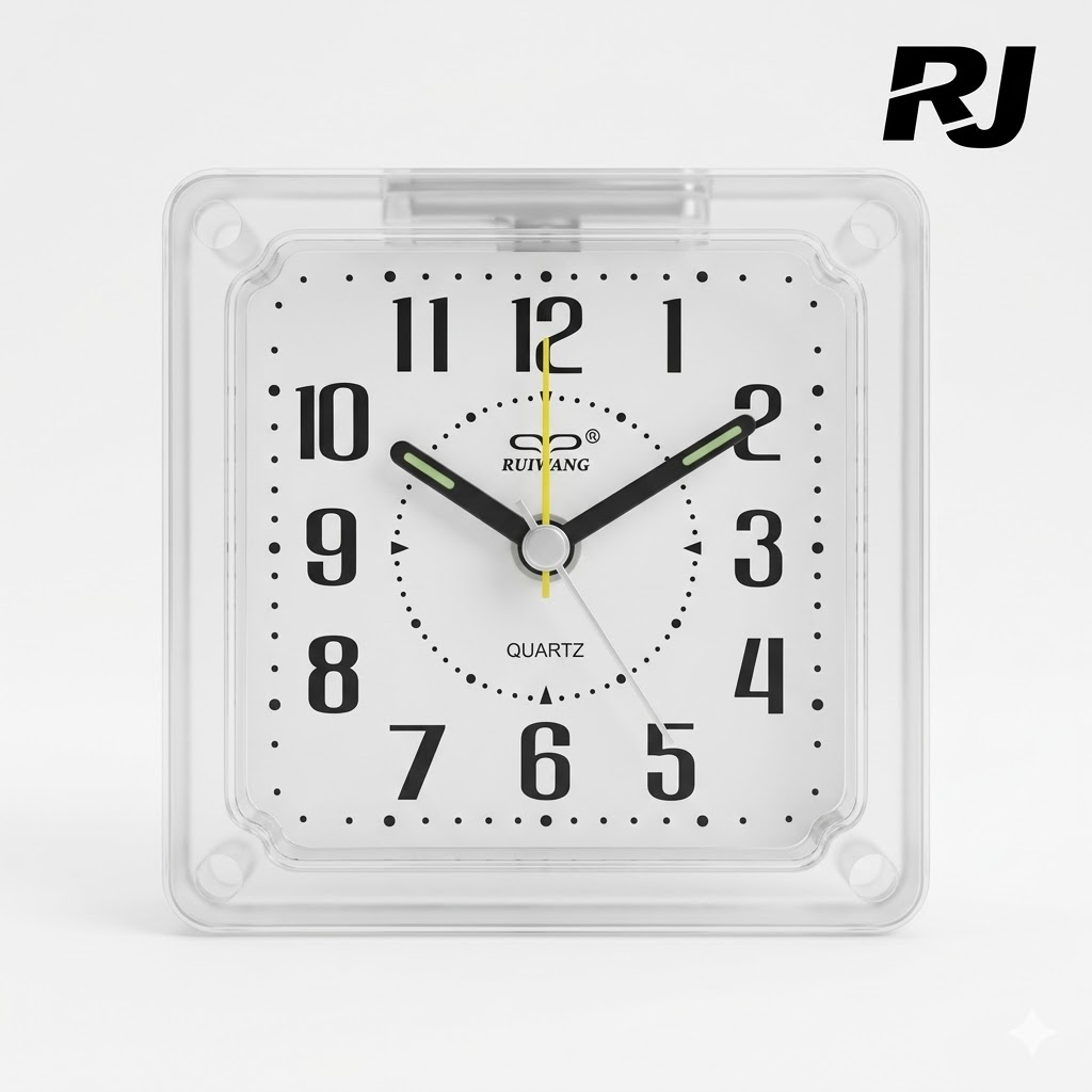 Reloj de mesa rectangular
