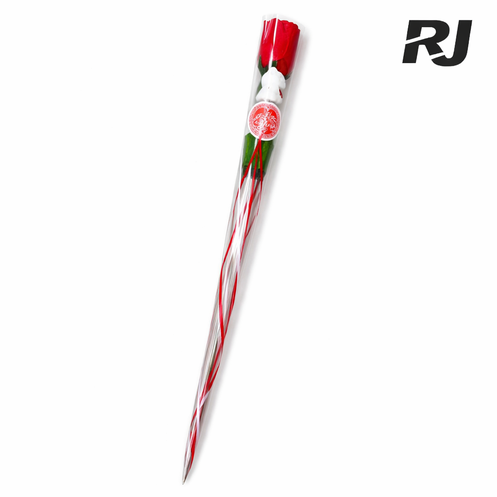 Rosa c/oso en bolsa cono
