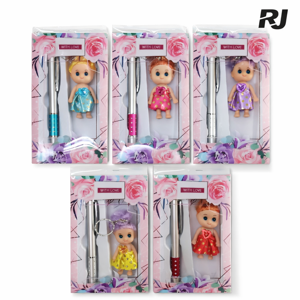 Set de llavero barbie+lapicero