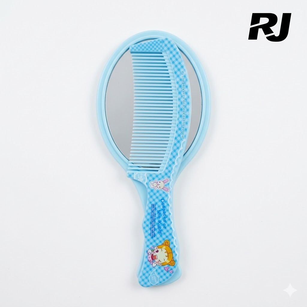 Set de peine c/espejo 2pcs