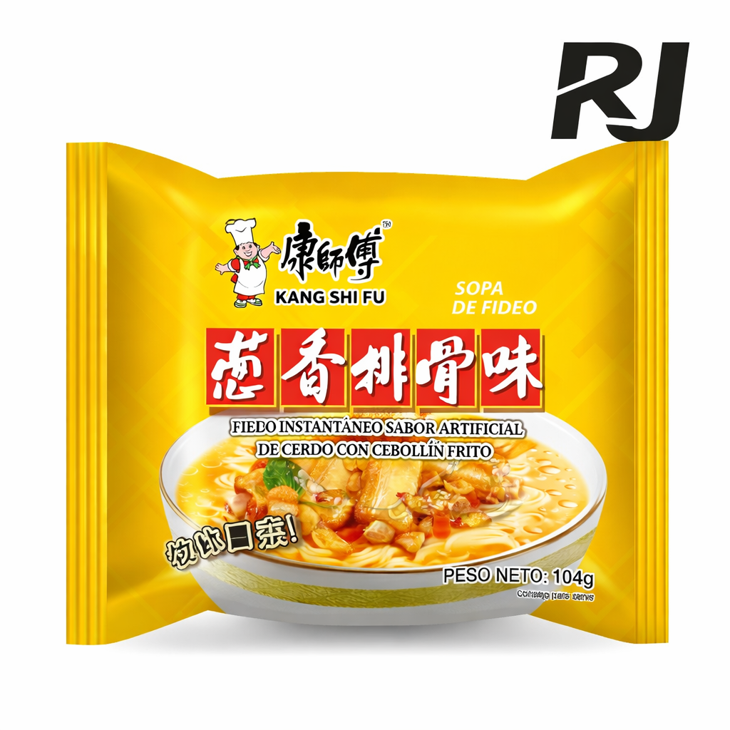 Sopa Fideo KSF Cerdo con Cebollín Paquete 104g