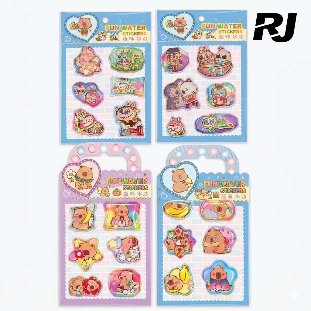 Sticker 3D c/agua