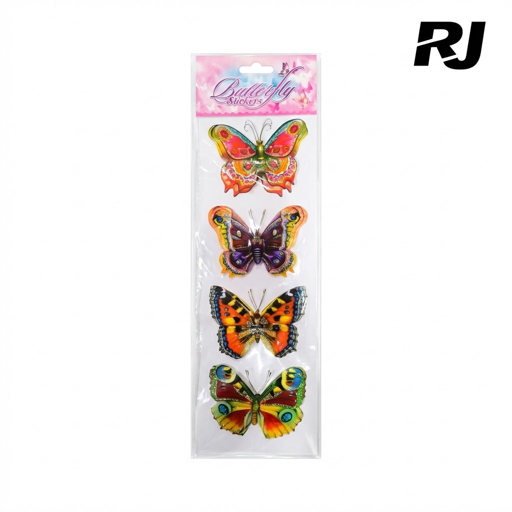 Sticker de mariposa 4pcs