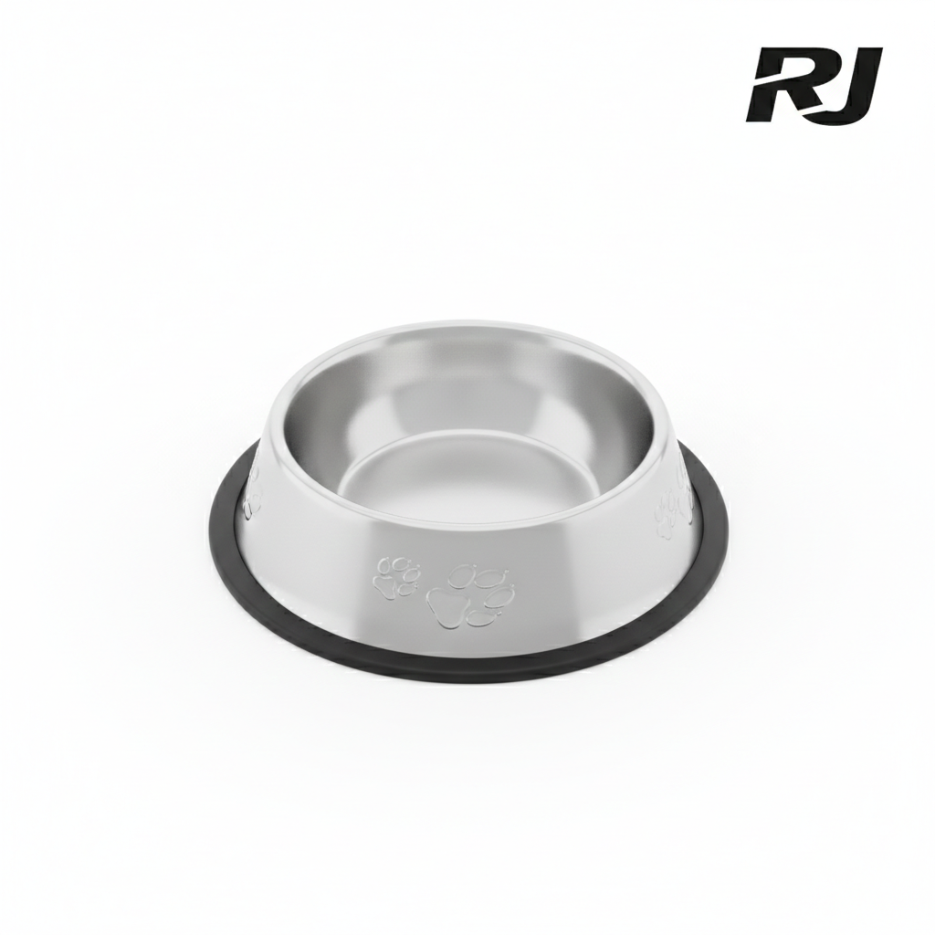 taza p/perro de acero 18CM