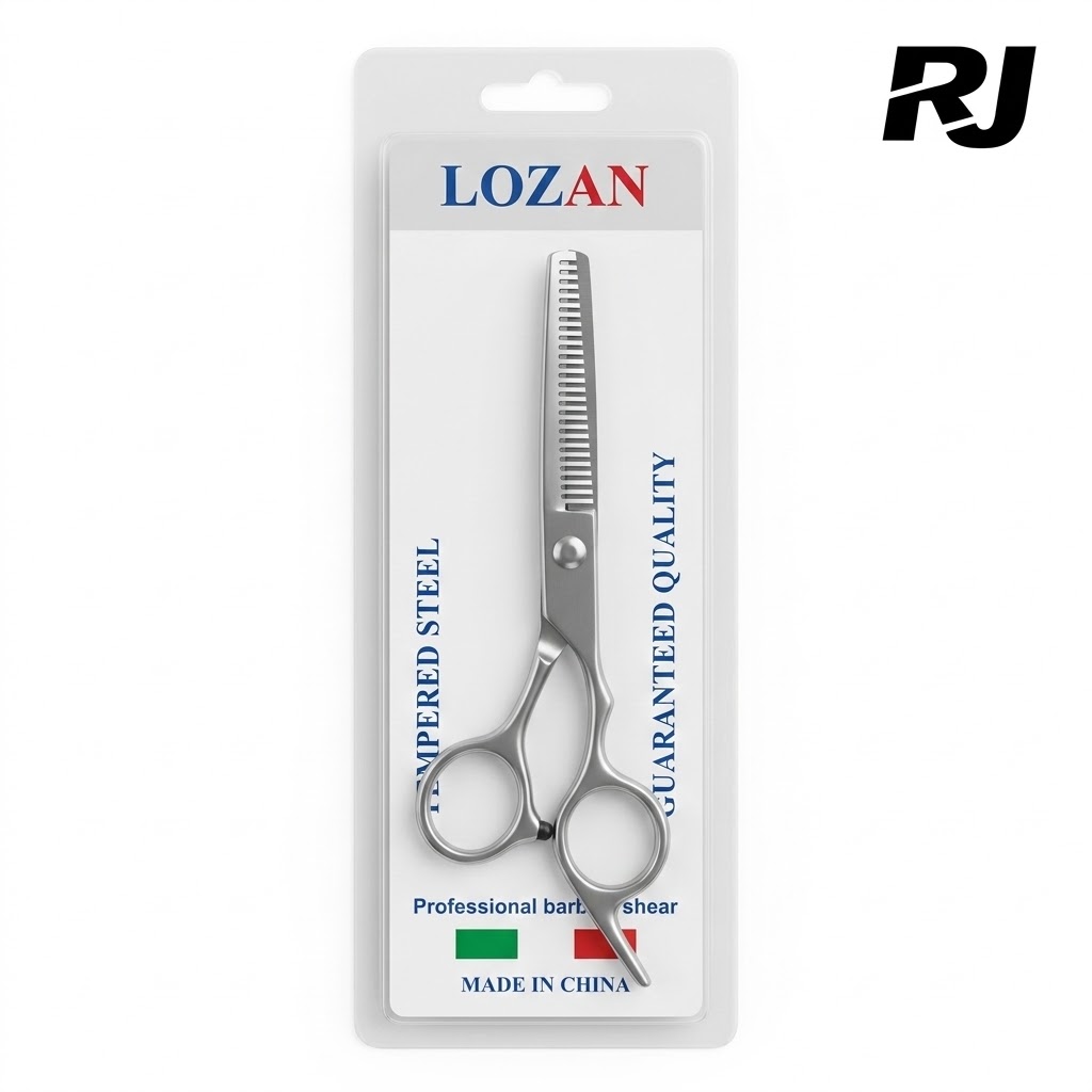 Tijera p/cortar pelo est dientes de acero