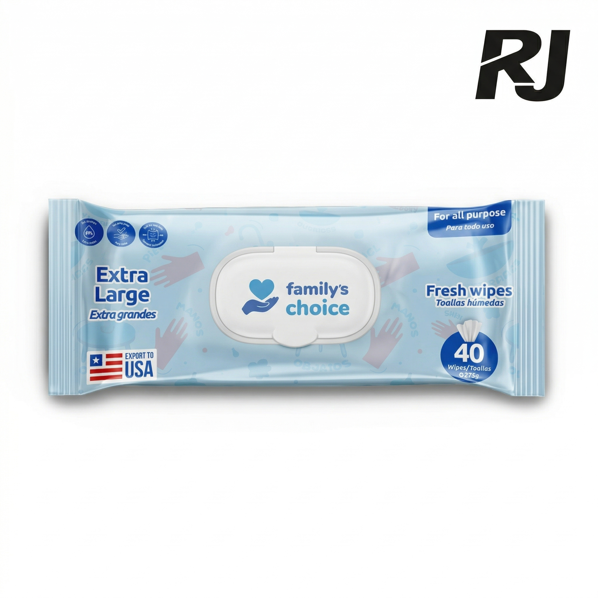 Toallitas Húmedas Family's Choice XL 40u