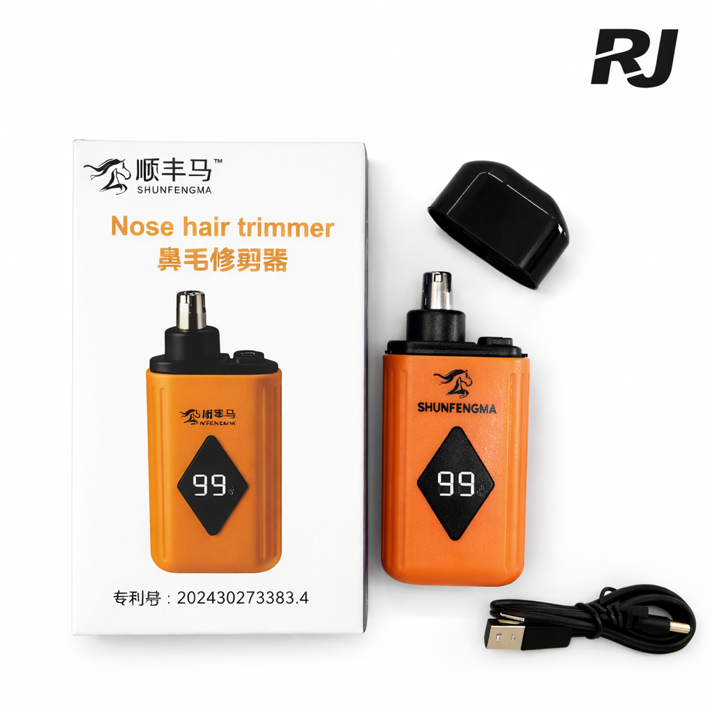 USB maquina p/cortar pelo de nariz recargable