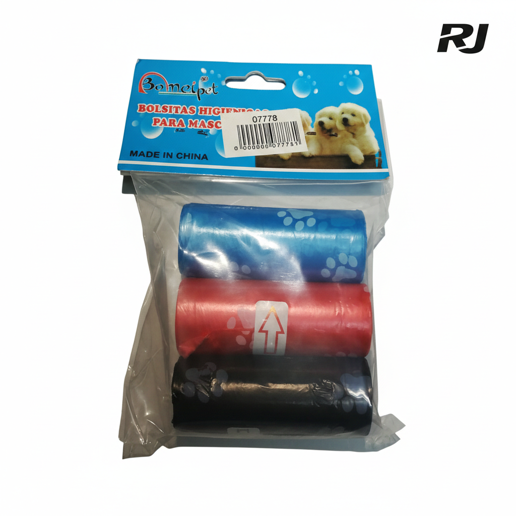 bolsa p/caca de perro 3rollos