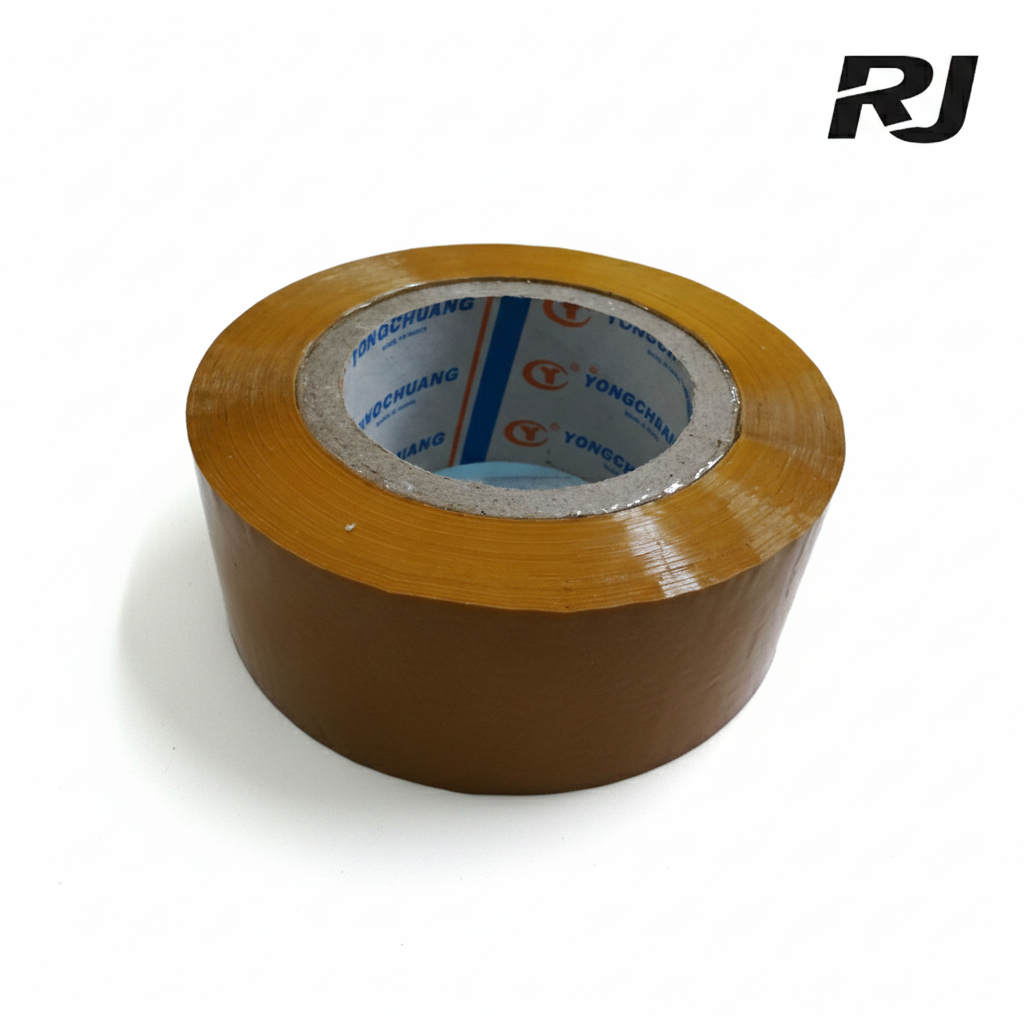cinta ancha p/ caja amarillo g (6)X