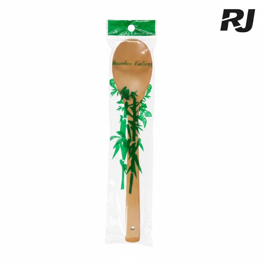 cucharon p/cocina de bambu p/arroz largo