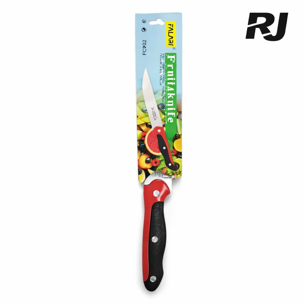 cuchillo p/fruta mango 2 color 6pulg