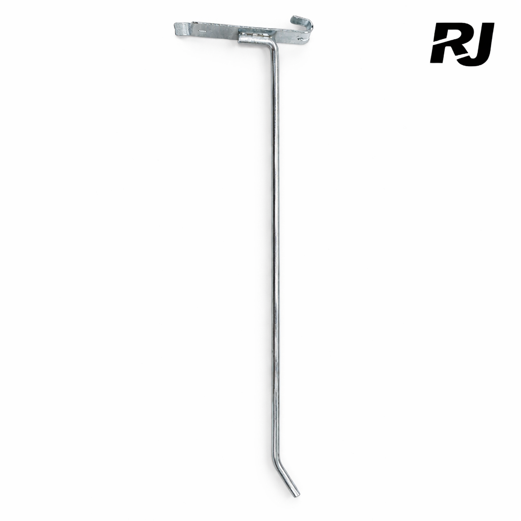 gancho p/mercaderia uso en lamina de malla 6mmX30cm