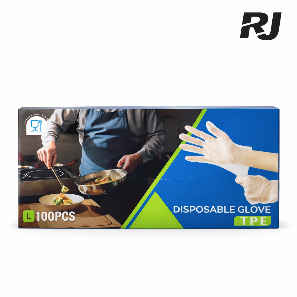 guante en caja transparente 50pares