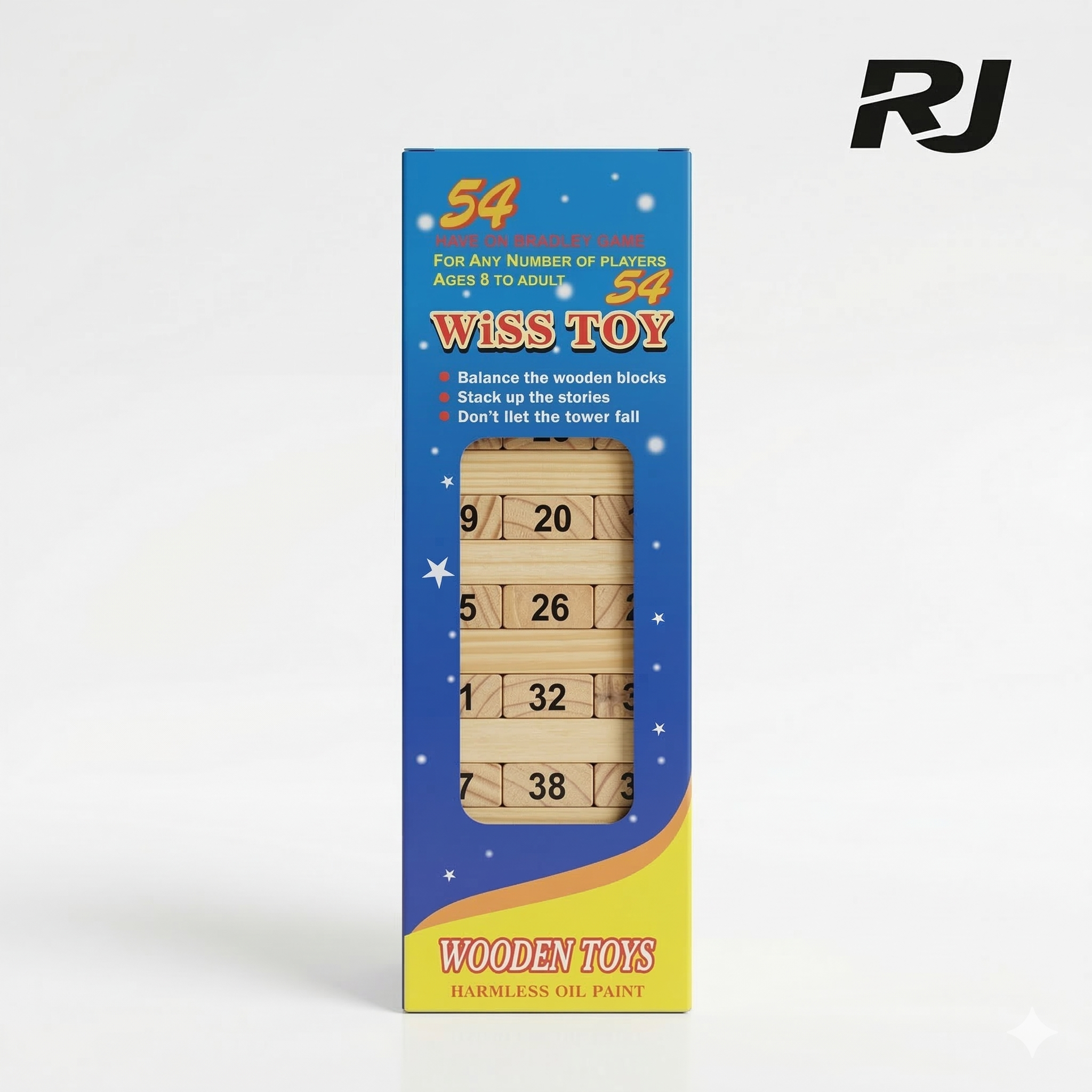 juego de torre est jenga color natural