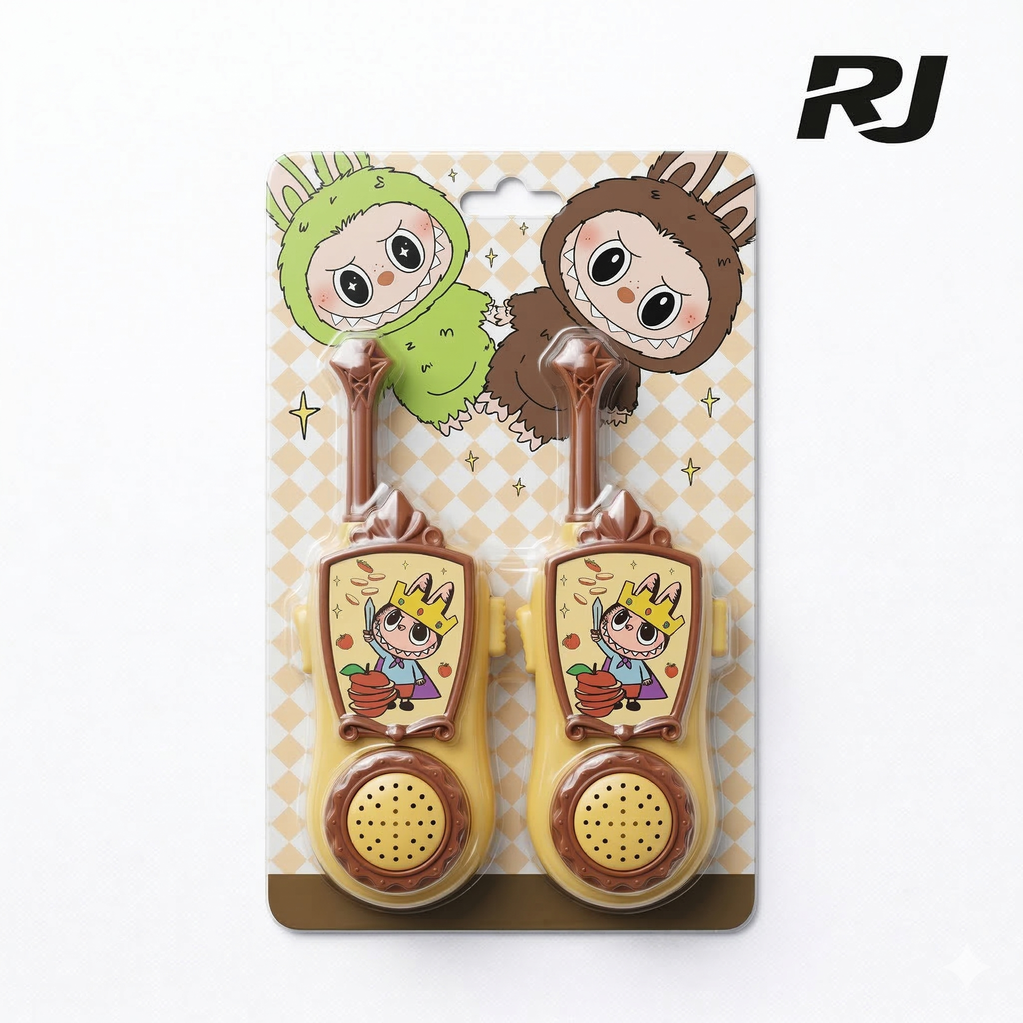 juego de walkie talkie labubu