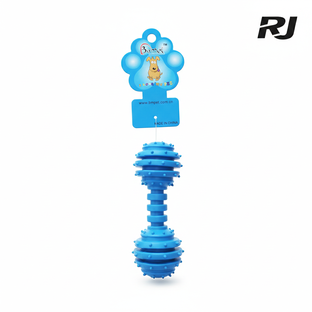 juguete p/perro mancuerna c/chilindrin