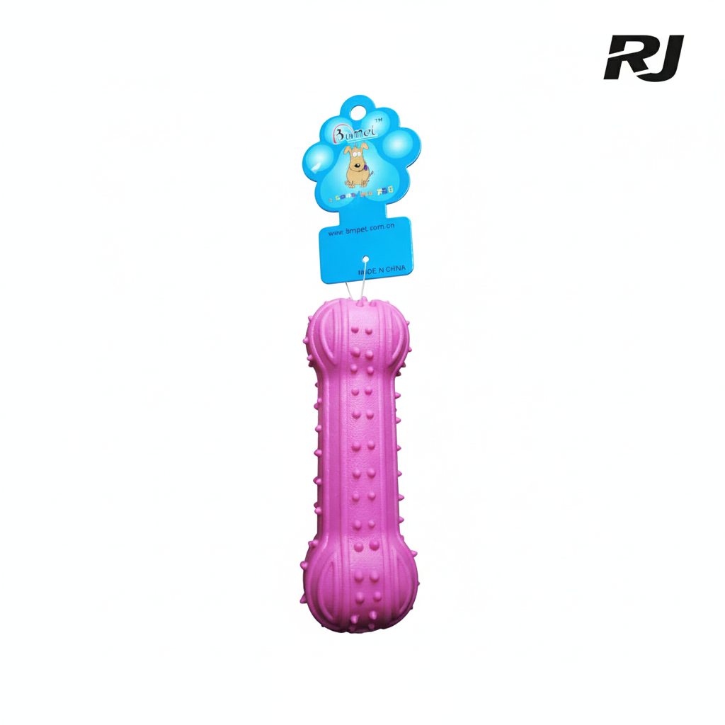 juguete p/perro mancuerna c/pito