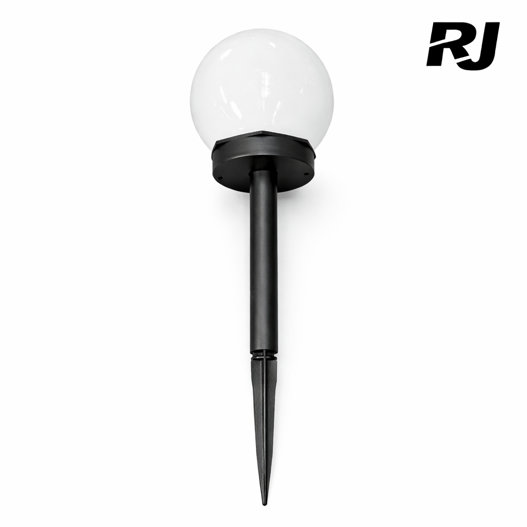 lampara solar bola blanca p/jar