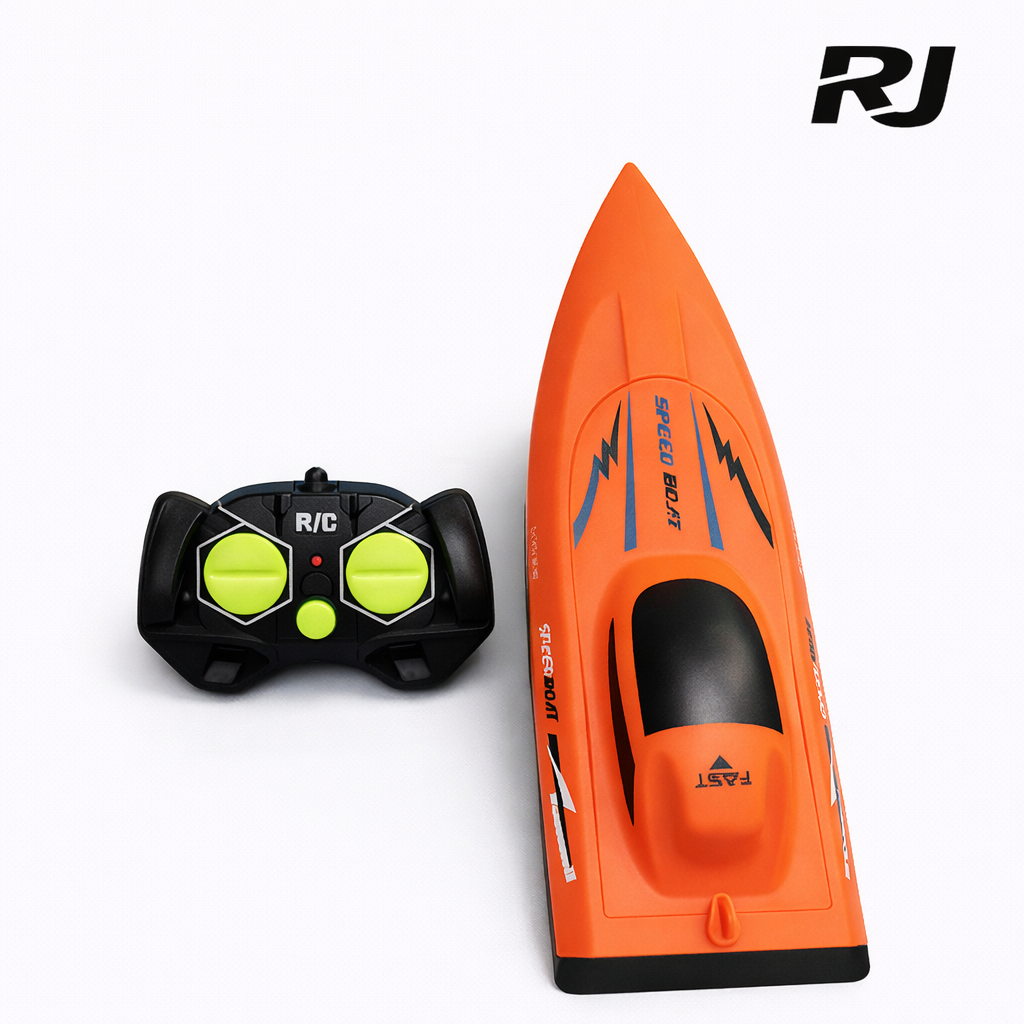 lancha de control juega en agua